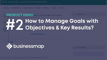 Part 2: OKRs Management with Businessmap | Product Demo