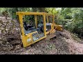 Komatsu D31 bulldozer is stuck, can the Kubota mini ex get it out?