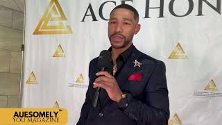 Blue Kimble Taps In with Auesomely You Magazine at the ACE Honors
