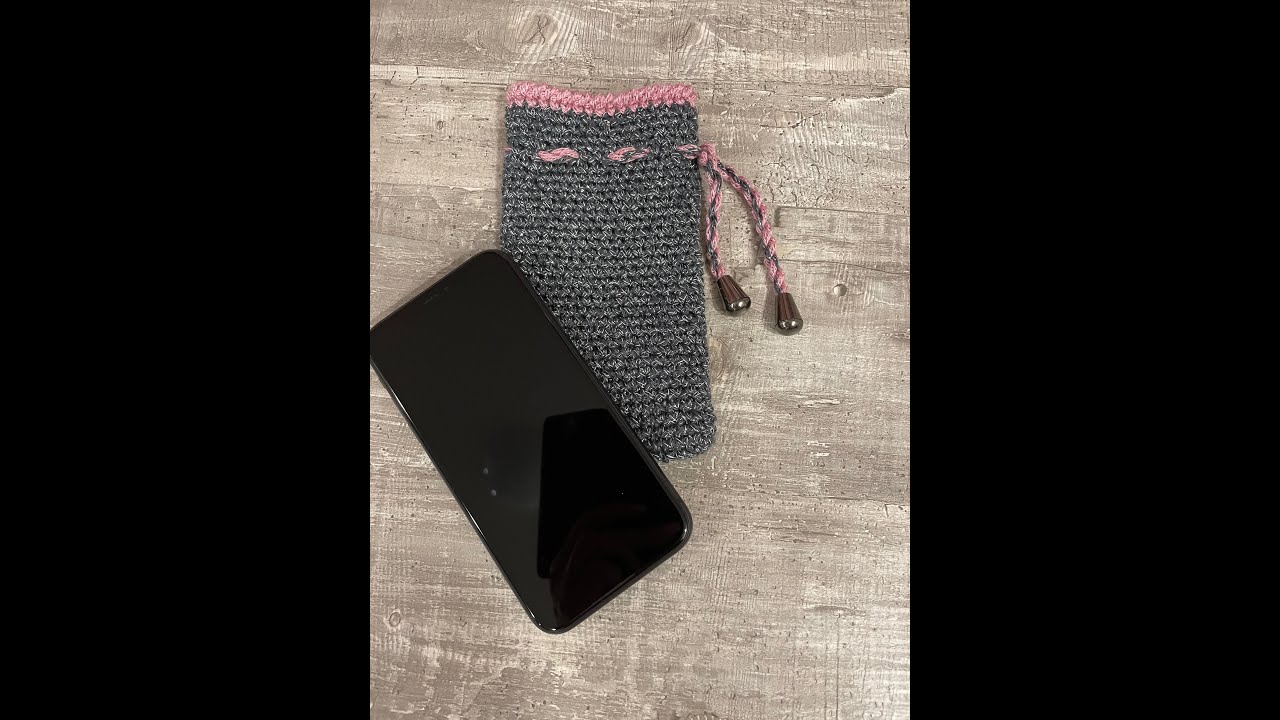 Handytasche/Handyhülle gehäkelt, kreative Geschenkidee YouTube