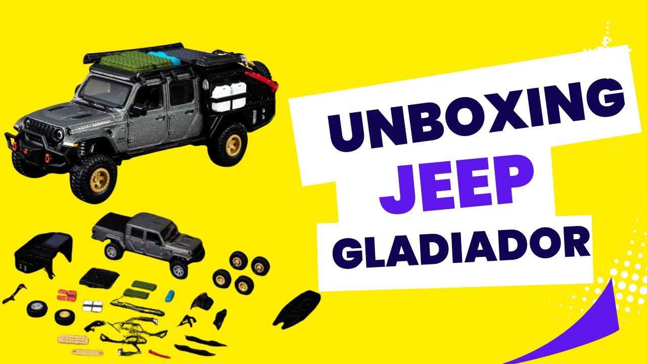 Armando el Jeep Gladiator Elite 64 de Hot Wheels – Detalles y Sorpresas HOTWHEELS 
