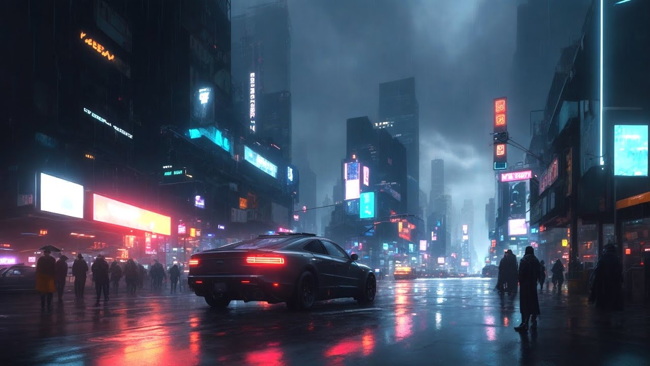 New York 2079 - Future City Ambient Music Mix - Atmospheric Sci fi ...