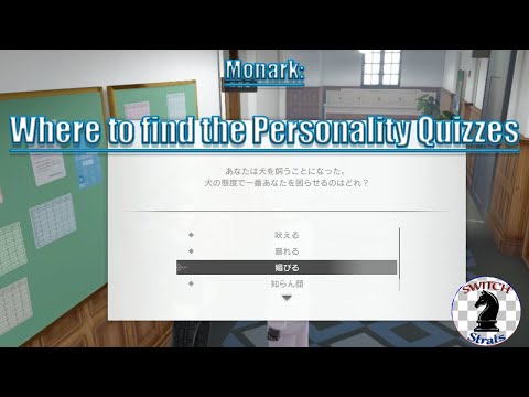 Monark Personality Quiz/Ego Guide | Find all quizzes in game