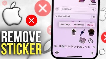 How to Remove a Sticker from a Message in iOS on iPhone