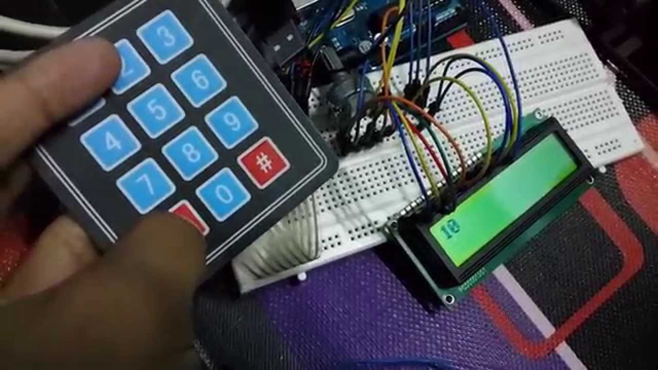 Calculator Using Arduino And Keypad 4x4 And Lcd Display Arduino Images