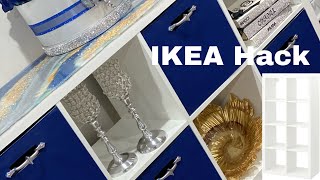 IKEA HACK_KALLAX SHELF UNIT_DIY_EPOXY DIY_HOME DECOR