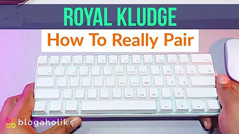 How to Pair Royal Kludge Bluetooth Keyboard RK61