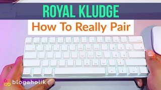How to Pair Royal Kludge Bluetooth Keyboard RK61 screenshot 4