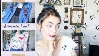 Goodbye Summer Try-on Haul | Thrift store, DollsKill, Buffalo Exchange