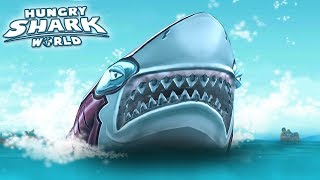 Great White Shark Iron Man!!! - Hungry Shark World | HD