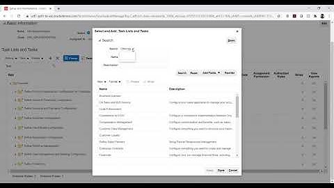ORACLE FINANCIALS FUSION - GL - setups - value set