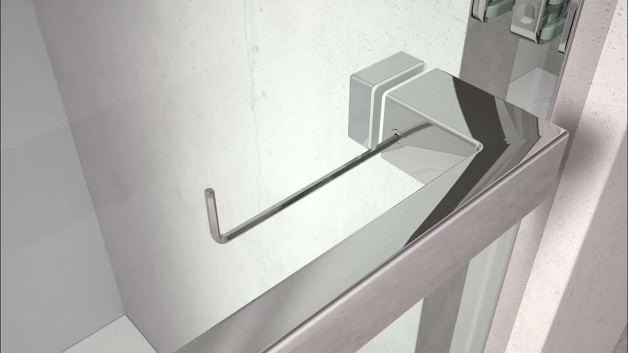 How to install shower door Model SQ Series YouTube