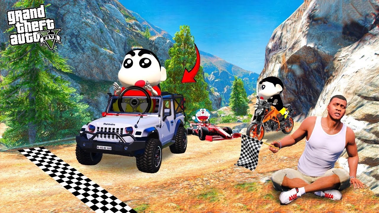 Shinchan Becomes the FASTEST Racer in GTA 5!