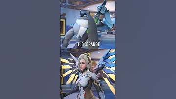 Genji and Mercy on Gibraltar interaction - Overwatch 2