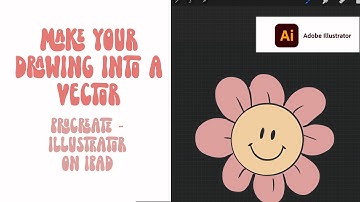 How to make a vector - Procreate to Illustrator Step by Step Tutorial