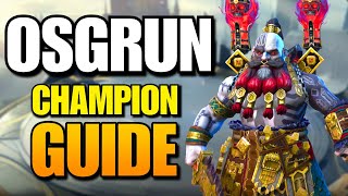 Osgrun Guide: Best Build, Gear & Masteries for a META-READY Arena Support! | RAID: Shadow Legends