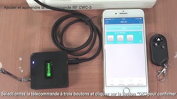 Porte télécommandé RF wifi domotique avec l