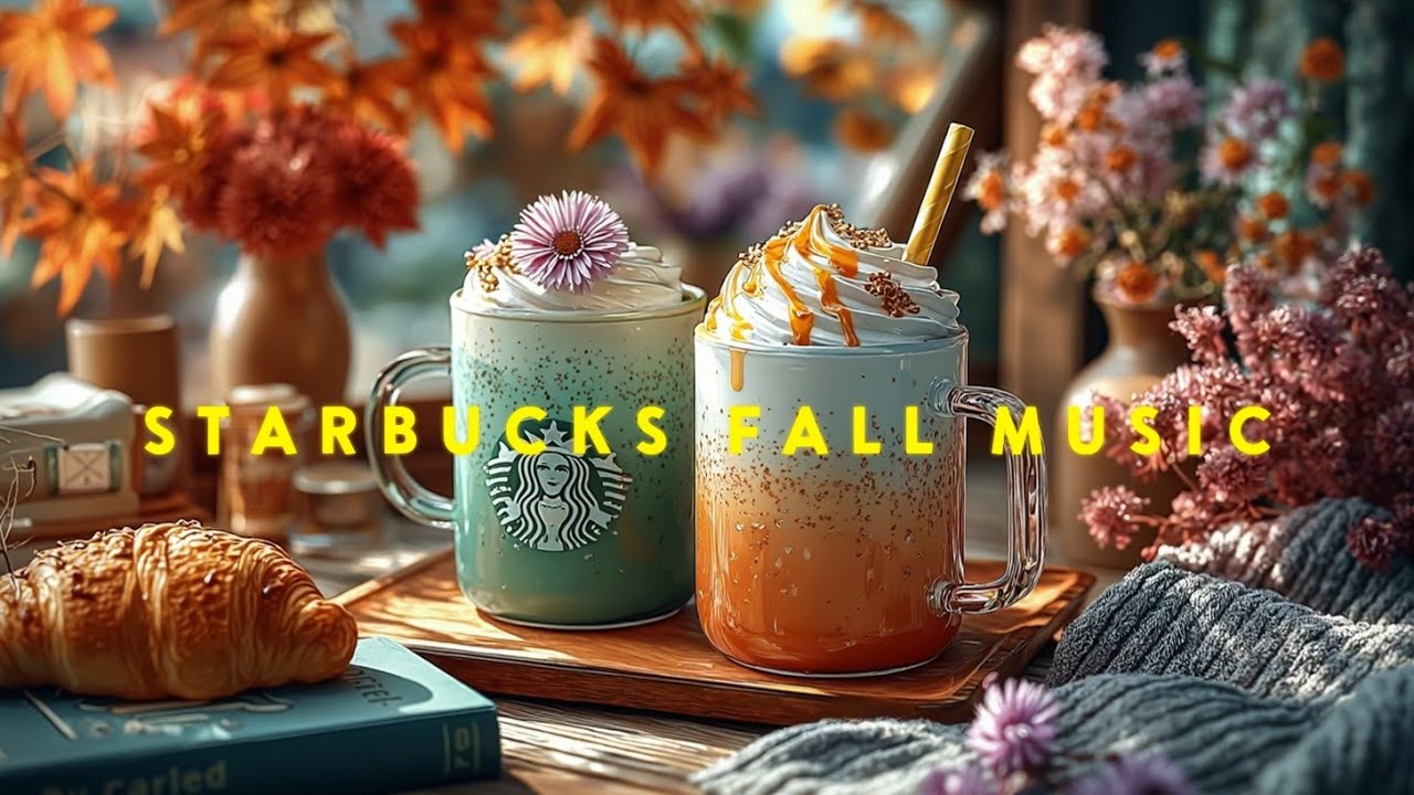 Осенняя музыка Starbucks 2025 ☕ Осенний джазовый плейлист для учебы и релакса