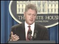 President Clinton's Press Statement on Welfare Reform