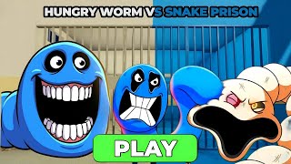 Hungry Worm Vs Hungry Snake Prison Run Obby - Hungry Snake Escapes Hungry Prison Goat Gaming