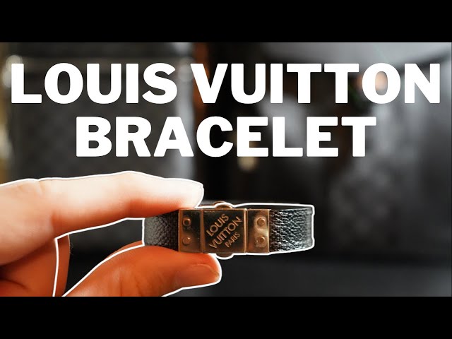 Louis Vuitton Mens Damier Graphite Bracelet