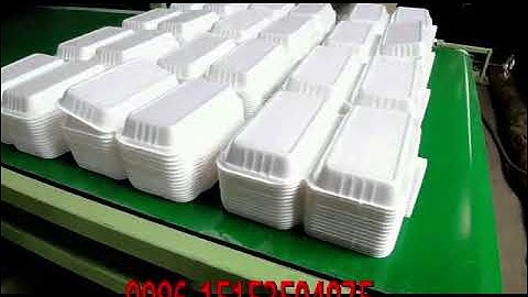 NEW PS FOAM LUNCH BOX MACHINE FOR SMALL CAPACITY