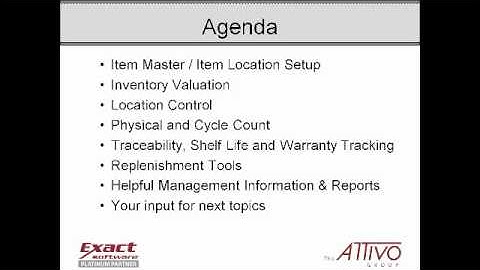 Inventory Control Techniques for Macola part 1