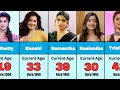 Real age of south indian actresses in 2024  south indian actresses age in 2024 