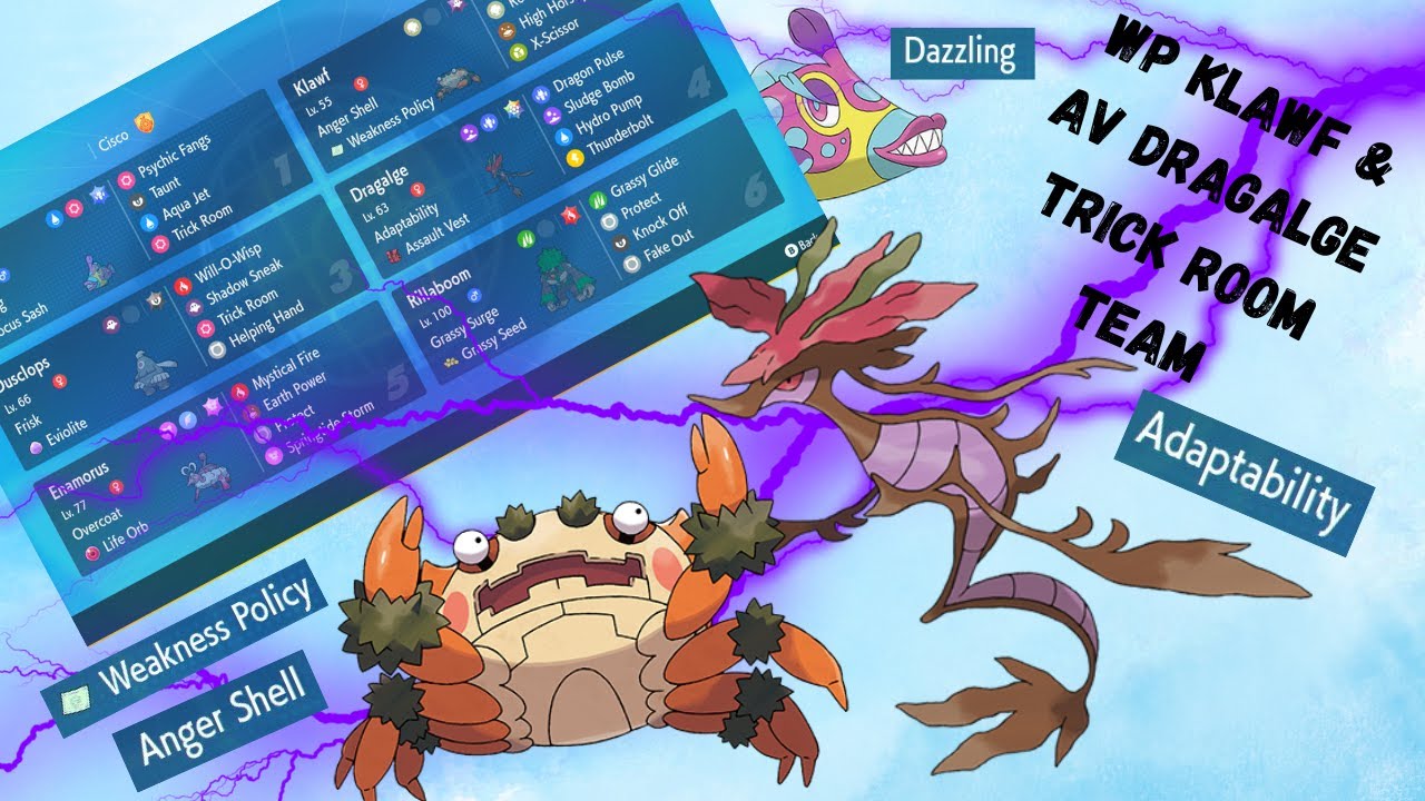 WP KLAWF & ADAPTABILITY DRAGALGE MAKE OPPONENTS QUIT - Pokemon Scarlet ...