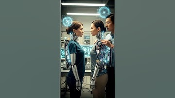 Emotional Connection: Korean Engineer Repairs Humanoid Robot in Futuristic Lab"🤖✨#humanoid#irs#short