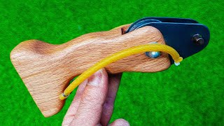 Making Amazing Slingshot for Hunting and Defense (Step by Step)