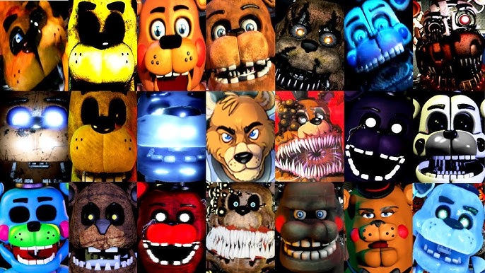 Nightmare freddy Salvage stage 1,2 and 3 (models by Endyarts