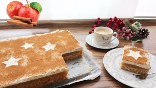 Apfel Zimt Kuchen Blechkuchen Яблочный торт с корицей Apple Cinnamon Cake @lucylife2019