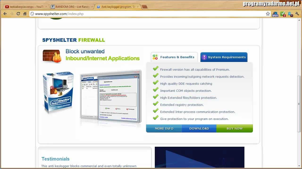Losowanie licencji SpyShelter Firewall