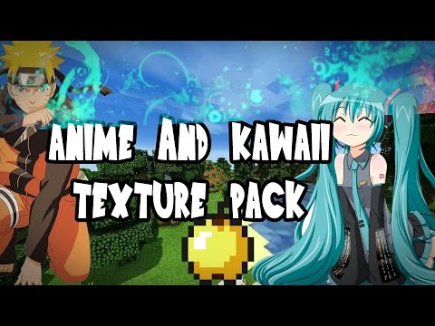 ANIME AND KAWAII TEXTURE PACK PARA MINECRAFT POCKET EDITION V0.15.0•Review+instalación