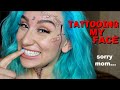 FAKE TATTOOING MY FACE & Telling MY MOM ITS REAL *i'm sorry mom*