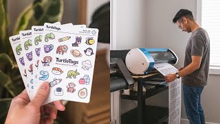 how i make, pack, & ship stickers (from home)