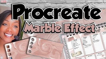 Marble Effect Using Procreate || Goodnotes Planners || Diamond Education Hub