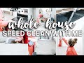 SMALL HOUSE SPEED CLEAN WITH ME | SPEED CLEANING MOTIVATION