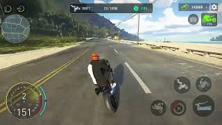 Juego de carreras de motos en autopista 3D screenshot 2