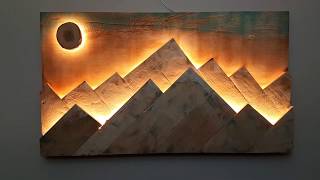 Dekoratif Led Tablo Yapımı Kendin Yap Decorative Led Table Making Do It Yourself