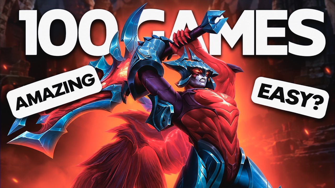 I Played 100 Games of Aatrox Top to Prove Anyone Can Climb With Him