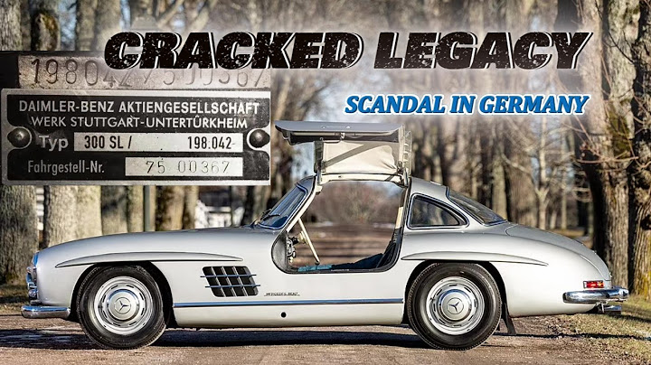 Forged Legacy:   " Mercedes-Benz 300 SL "   Scandal in Germany - Double-Dealing with Doubled Numbers