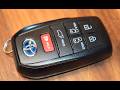 2021-2025 Toyota Sienna Key Fob Remote Battery Replacement - EASY DIY