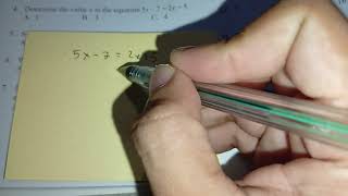 Want to know how to solve 5x - 7 = 2x + 5? 📚