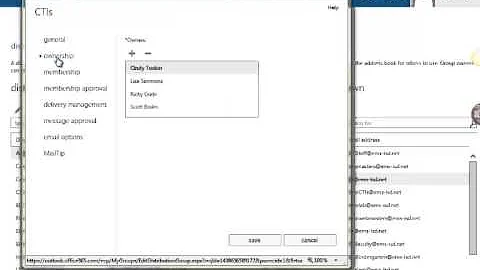Editing a Public Distribution Group in Office 365