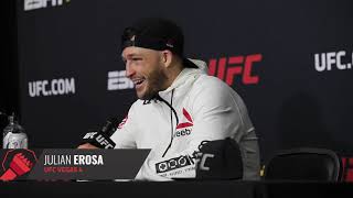 UFC Vegas 4: Julian Erosa full post-fight interview