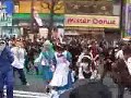 Haruhi dance at akihabara and police stopped it