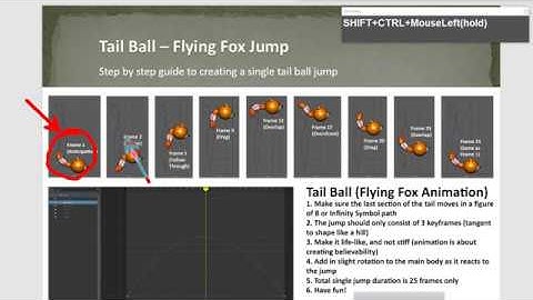 How to Animate a Tail Ball jump in Maya