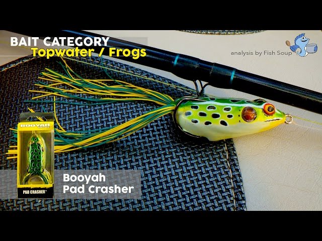 Booyah Pad Crasher - Topwater Frog Unbiased Bait Review by Fish